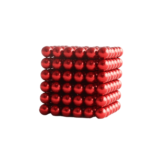 Magneet balletjes kogelmagneet Rood 5mm Neocubes magneetballetjes 5mm
