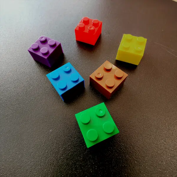 Bricks magneten - Lego magneten (zes stuks)
