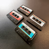 Koelkastmagneet Cassettebandjes Retro