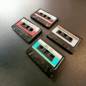 Koelkastmagneet Cassettebandjes Retro 3 Koelkastmagneet Cassettebandjes Retro