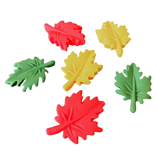 Koelkastmagneetjes Herfstbladeren in de kleuren rood, geel en groen