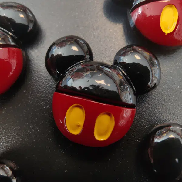 Koelkastmagneetjes in de vorm van het hoofd van Mickey Mouse met een sterk Neodymium magneetje