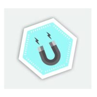 Magneet cijfers (negentig stuks) 5 Embleem van een magneet