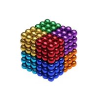 Neocubes magneetballetjes 8 kleuren 5mm 216 stuks 2 Acht kleuren kogelmagneetjes als magneetballetjes van 5mm