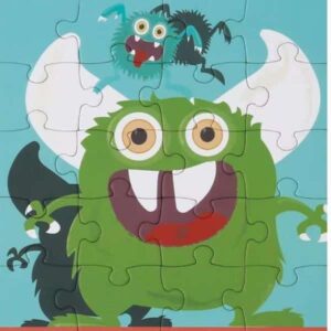 Magneetpuzzel Monsters (2 puzzels) 3 Magneetpuzzel boekje van Scratch Europe