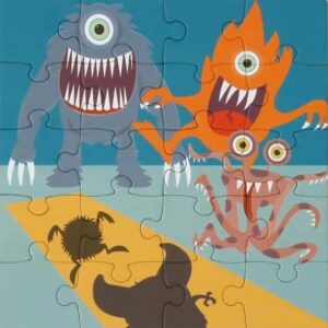 Magneetpuzzel Monsters (2 puzzels) 2 Magneetpuzzel Monsters voor de kinderen