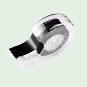 Magneettape met houder (5 meter - 2 cm breed) 2 Magneettape op een rol en in een dispenser