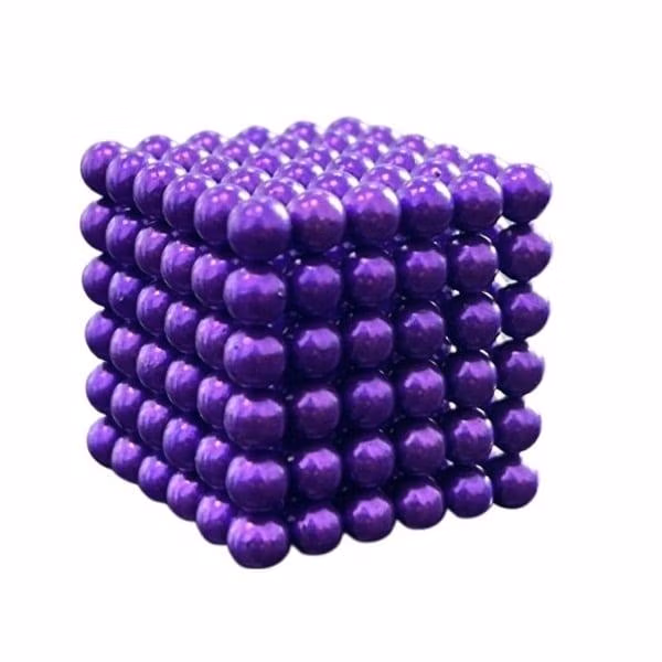 Magneetballetjes Neocube in paarse kleur