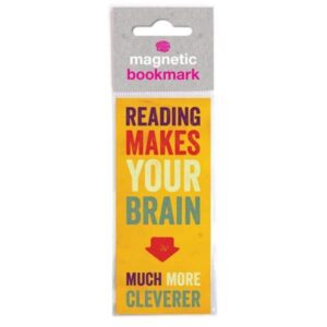 Magnetische boekenlegger 'much more cleverer' 2 Magnetische boekenlegger met tekst