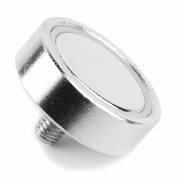 Onderzijde potmagneet 25 mm met schroefdraad