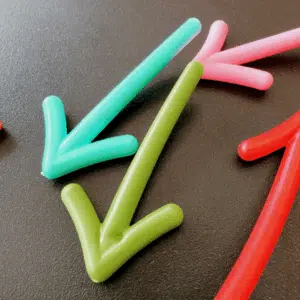 Pijl magneetjes Arrow 5 Aantal Pijl magneetjes Arrow-vorm om dingen aan te wijzen