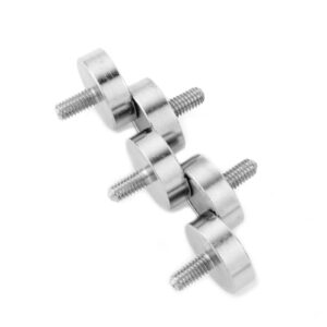 Potmagneet met schroefdraad 16 mm M4 (max trekkracht 8 kilo) 5 Potmagneten 16 mm met schroefdraad