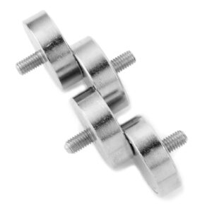 Potmagneet met schroefdraad 25 mm M5 (max trekkracht 25 kilo) 5 Potmagneten 25 mm met schroefdraad