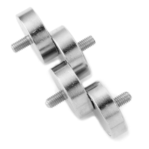 Potmagneten 25 mm met schroefdraad