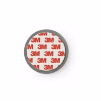 Plaat voor een rookmelder met zelfklevende laag