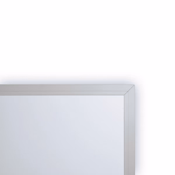 Aluminium rand van een whiteboard