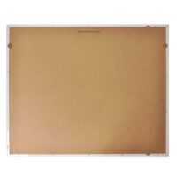 White board zonder rand 40 x 50 cm 4 Achterzijde van een whiteboard met een aluminium rand