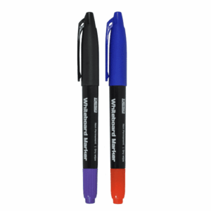 Whiteboard markers set van 4 kleuren (2 stiften) 2 Twee whiteboardstiften met twee soorten schrijfpunt