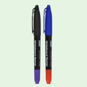 Whiteboard markers set van 4 kleuren (2 stiften) 2 Twee whiteboardstiften met twee soorten schrijfpunt