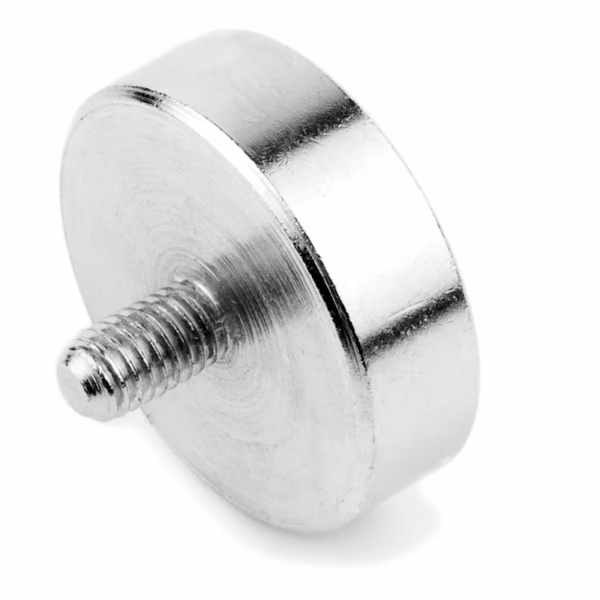 Zijkant potmagneet 25 mm met schroefdraad