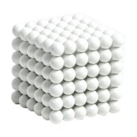 Neocube magneetballetjes Wit 5mm 216 stuks 2 Witte magneet balletjes van 5mm