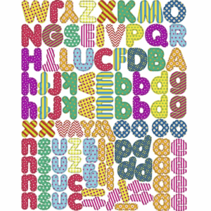 Magneet letters (magnetische letterdoos) 2 Magneet letters in leuke kleuren en in honderd verschillende letters