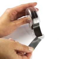 Magneet plakband met houder (5 meter - 2 cm breed) 3 magneettape is gemakkelijk af te scheuren van de magnetisch tape dispenser