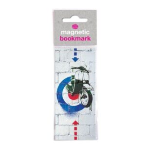Magnetische boekenlegger 'Scooter' 2 Magnetische boekenlegger met tekst