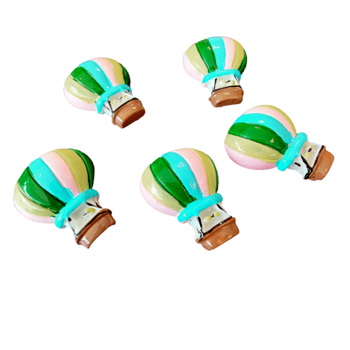 Koelkastmagneetjes Luchtballon (5 stuks) 1 Koelkastmagneetjes in de vorm van een Luchtballon