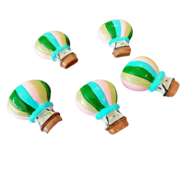 Koelkastmagneetjes Luchtballon (5 stuks) 1 Koelkastmagneetjes in de vorm van een Luchtballon