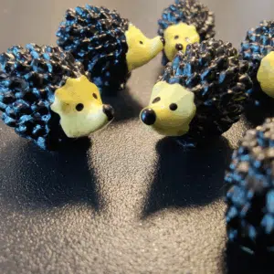 Koelkastmagneet Egeltjes 6 stuks 2 Koelkastmagneten egeltjes