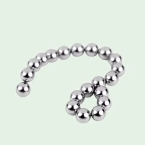 Kogelmagneten Neodymium (3 - 15 mm) 2 Kogelmagneetjes in een slinger aan elkaar gekoppeld