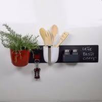 Langwerpig Magneetbord 14 x 70 cm - Zwart, Beige, Zilvergrijs of Wit – KalaMitica – MagneetjesWinkel