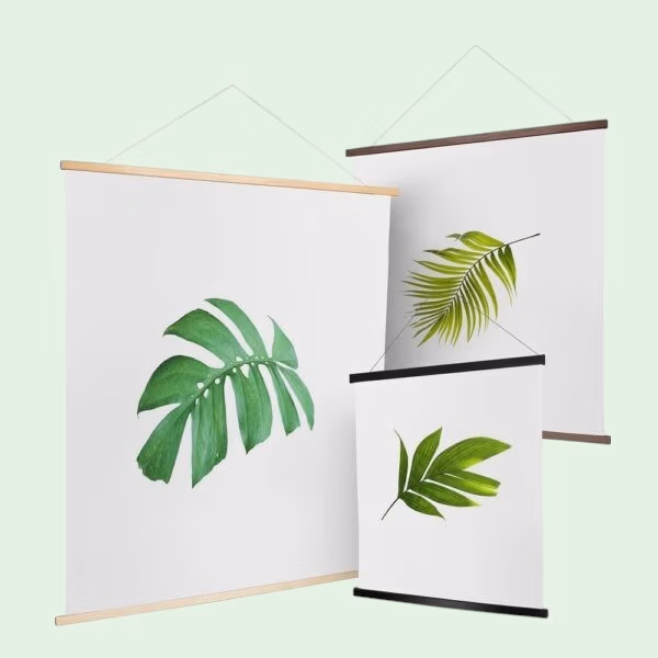 Magnetische posterhouders hout diverse maten