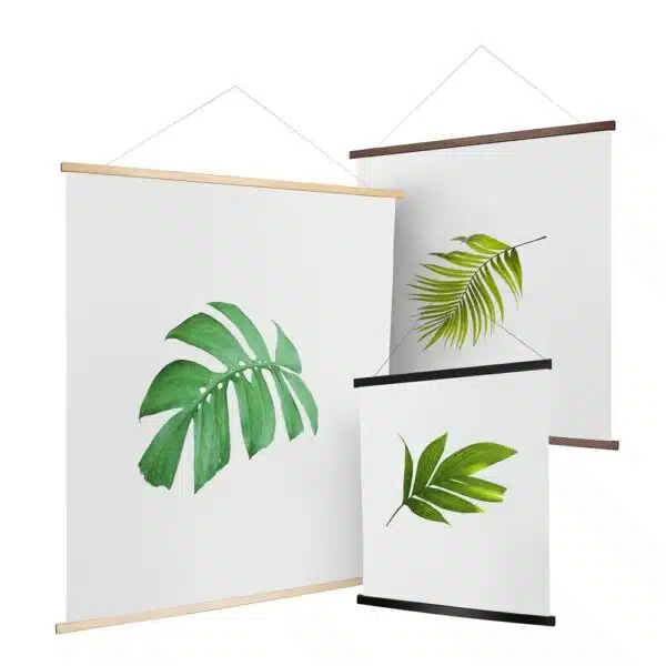 Magnetische posterhouders hout diverse maten