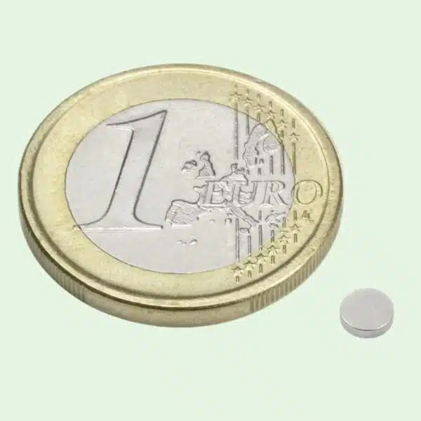 Neodymium schijfmagneetje van 4 mm