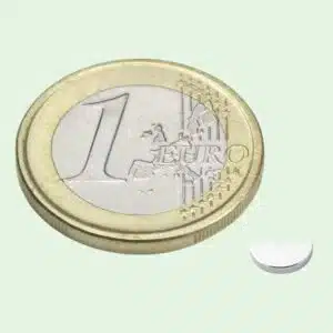 Neodymium Schijfmagneet 6 mm (trekkracht 400 gram tot 2,1 kg) 2 Neodymium schijfmagneten 6 mm