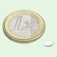 Neodymium Schijfmagneet 6 mm (trekkracht 400 gram tot 2,1 kg) 2 Neodymium schijfmagneten 6 mm