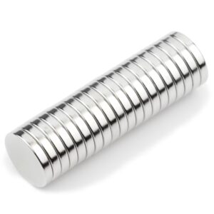 Neodymium Schijfmagneet 12 mm (trekkracht 500 gram - 5,3 kg.) 3 Ronde magneten 12 x 2 mm