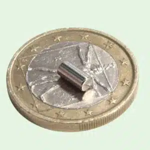 Neodymium Staafmagneet 3 mm x 6 mm (max trekkracht 400 gram) 2 Staafmagneet 3 x 6 nn