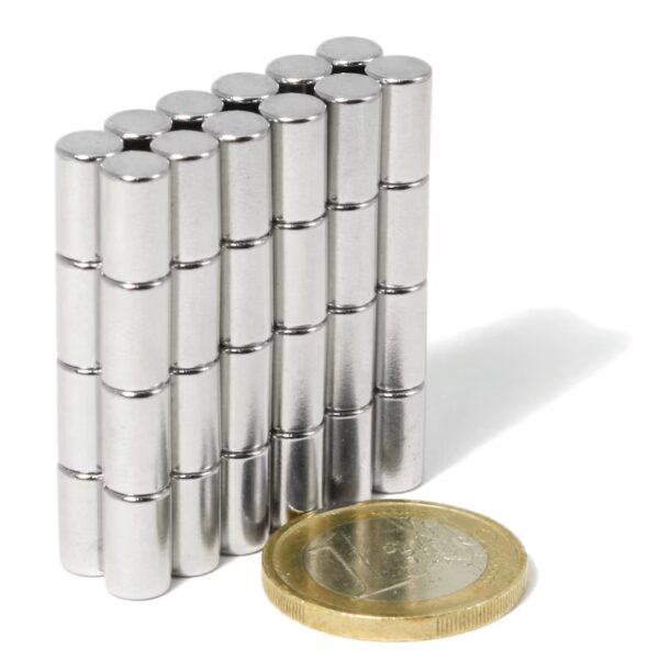 Staafmagneetjes 6 x 10 mm