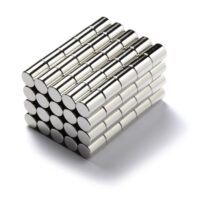 Neodymium Staafmagneet 6 mm x 8 mm (max trekkracht 1,6 kg) 5 staafmagneetjes 6 x 8 mm