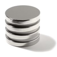 Neodymium Schijfmagneet 35 mm x 5 mm (trekkracht 12 kg.) 6 Vier sterke Neodymium magneten van 35 mm