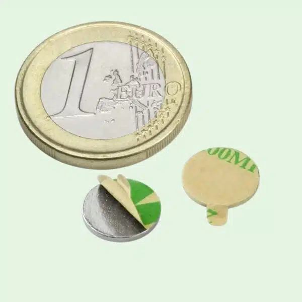 Zelfklevende schijfmagneten 10 mm