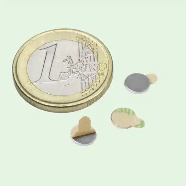 Zelfklevende schijfmagneten 6 mm