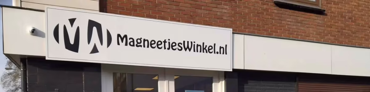 Gevel van MagneetjesWinkel in Ede – dé magneten specialist met voor ieder magneet vraag een magneetjes oplossing