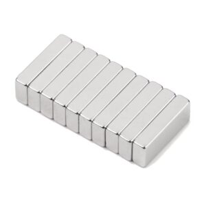Blokmagneet 10 x 4 x 2 mm (N50) Houdkracht 1.1 kg 4 Blokmagneten 10 x 4 x 2 mm