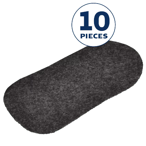 Reservevilt voor magnetische whiteboardwisser van Desq