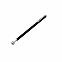 Telescoopstok met een magneetje aan de onderzijde om metalen voorwerpen van de grond te rapen