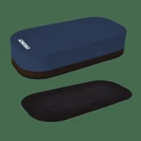 Whiteboardwisser Desq grijs 2 Whiteboardwisser voor whteboards met afneembare en verwisselbare viltrug